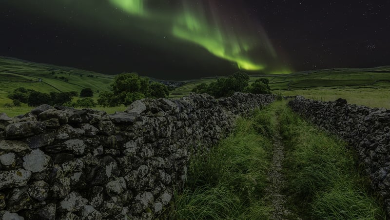 Aurora Borealis Wedding Lighting